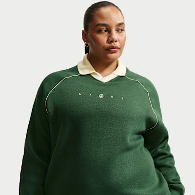 Nike Sportswear Phoenix Fleece Women's Oversized Graphic Polo Top
